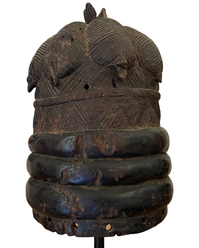 Cassera Bundu Sande Society Mask (Sowei)