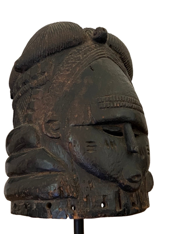 cassera Bundu Sande Society Mask (Sowei)