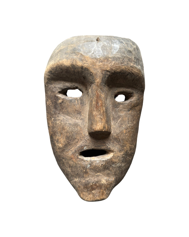 Cassera Early Eskimo Wooden Mask