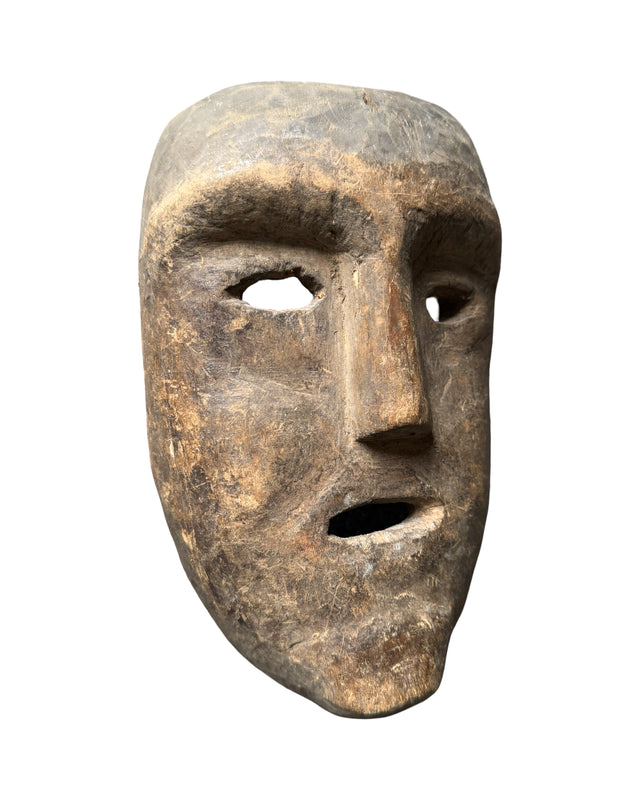 Cassera Early Eskimo Wooden Mask