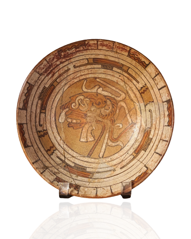 cassera Mayan Plate