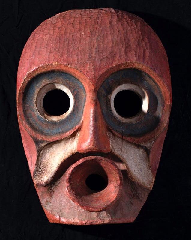Cassera MONUMENTAL KWAKIUTL DZUNUKWA MASK