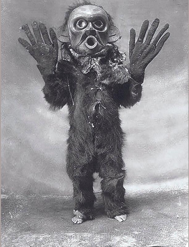 Cassera MONUMENTAL KWAKIUTL DZUNUKWA MASK