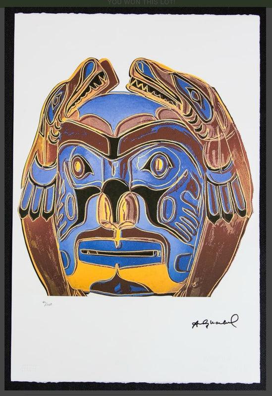 cassera ‘Northwest Coast Mask’ by Andy Warhol