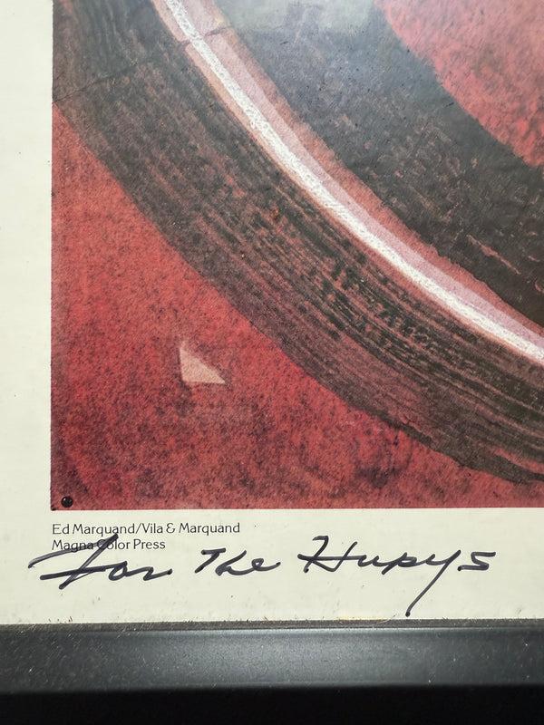 Cassera Signed Vintage Guy Anderson Show Poster