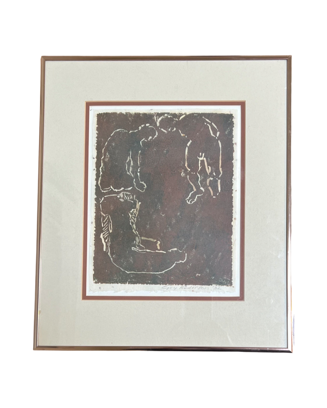 cassera Untitled Woodblock Print