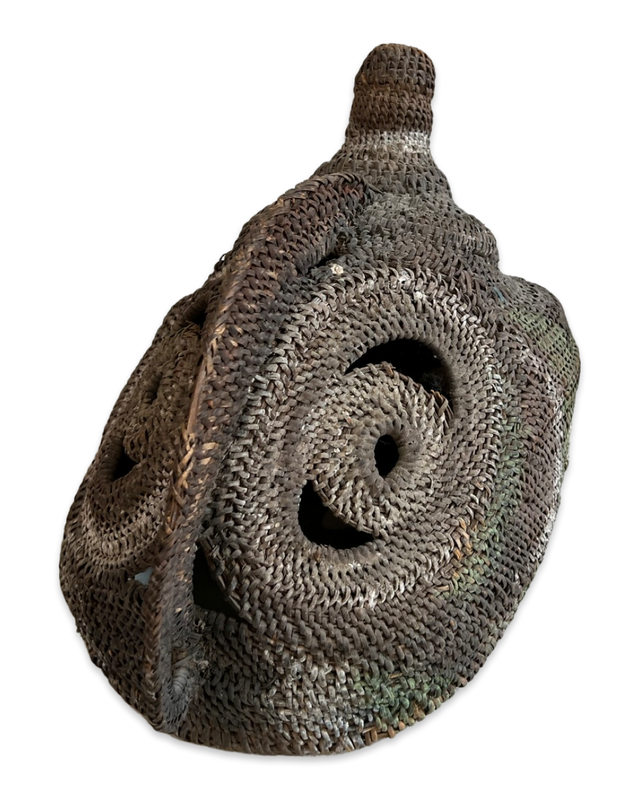 Cassera Woven Basket Yam Mask