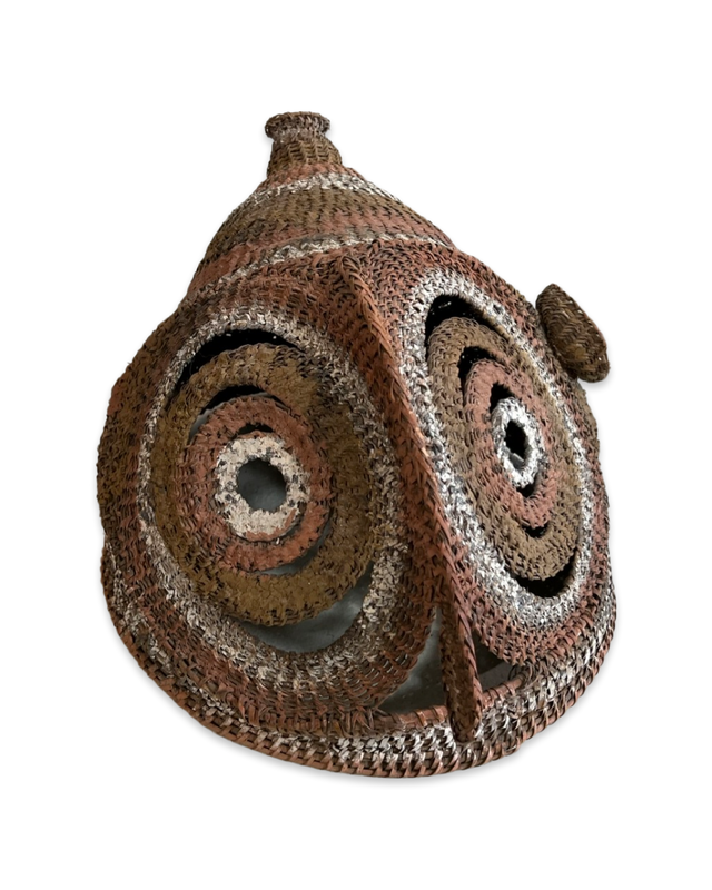 cassera Woven Basket Yam Mask