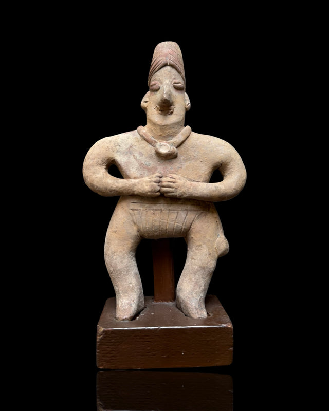 Cassera Colima Terracotta Flat Figure - Standing Female