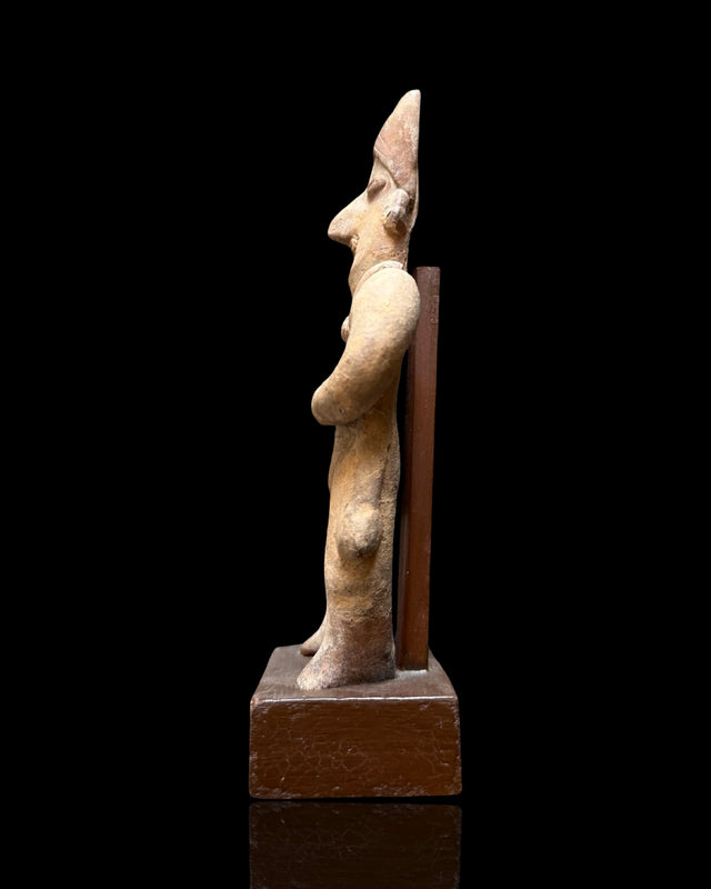 Cassera Colima Terracotta Flat Figure - Standing Female