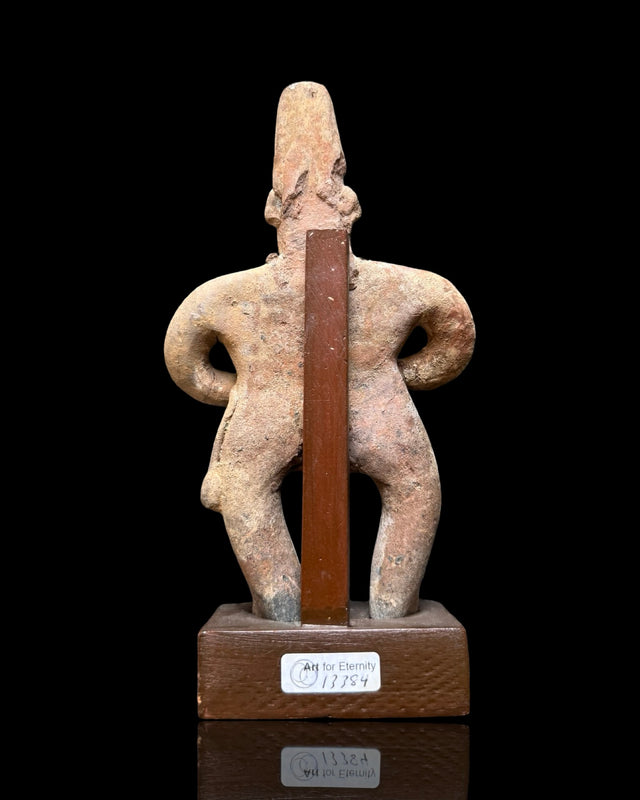 Cassera Colima Terracotta Flat Figure - Standing Female