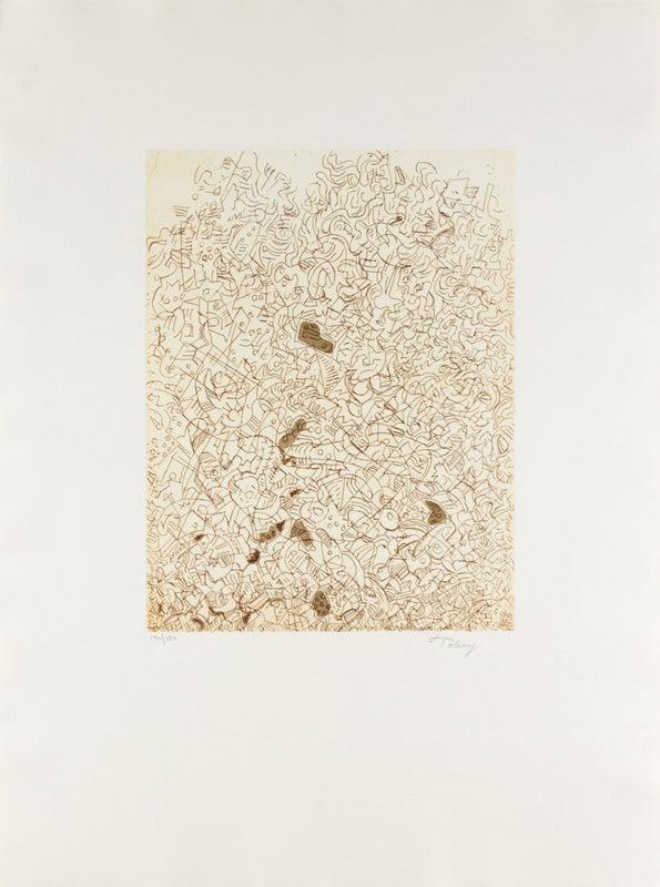 cassera Mark Tobey (American 1890-1976) Psaltry-2nd Form 1974