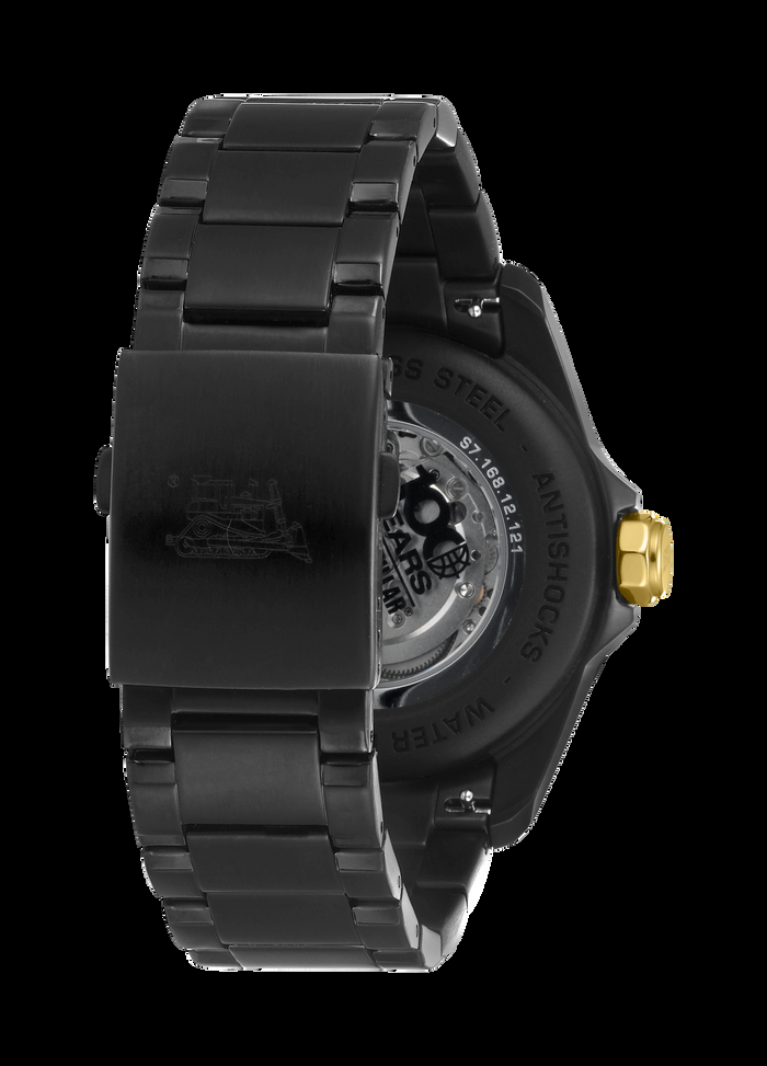 Caterpillar 100 Year Automatic Shockmaster Black Strap