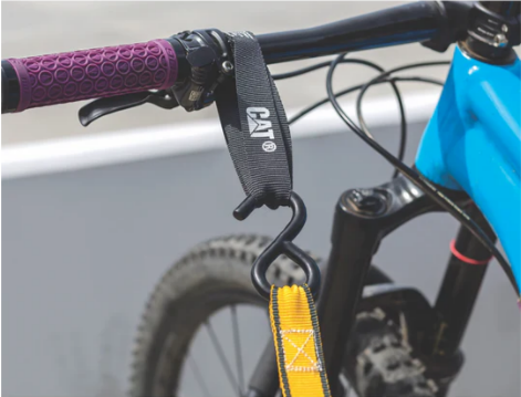 Caterpillar 2 Piece Black/White Soft Hook Set - 12 Inches X 1 Inch