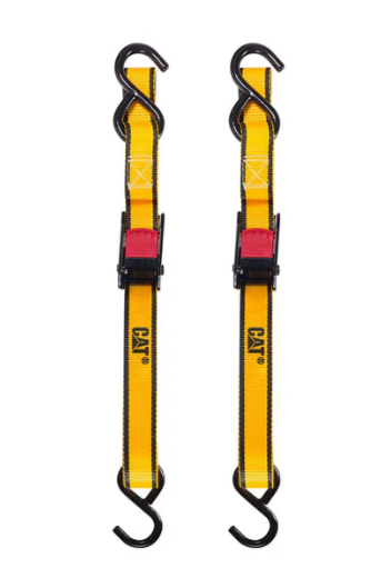 caterpillar 2 Piece Cam Buckle Strap Set with Soft Loops