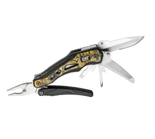 Caterpillar 2 Piece Multi-Tool And Knife Gift Box Set With Real Tree Camo