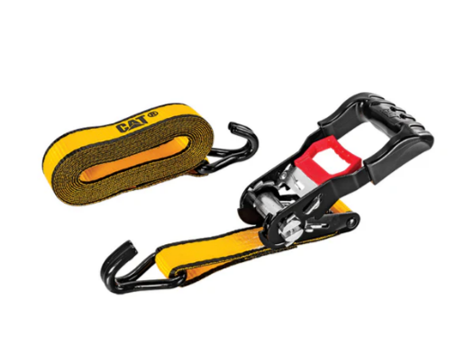 caterpillar 2 Piece Ratchet Tie Down Set - 10 Feet x 1 Inch