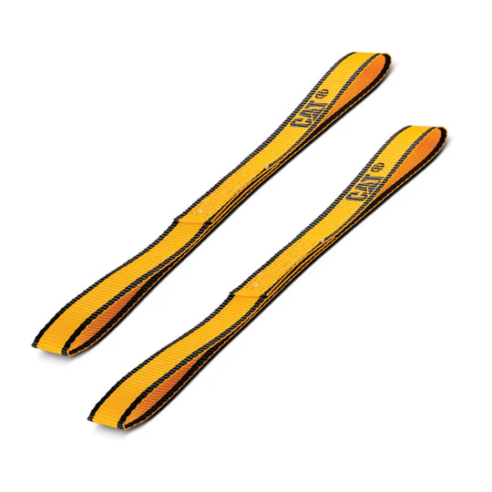 caterpillar 2 Piece Yellow/Black Soft Hook Set - 12 Inches x 1 Inch