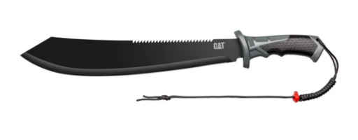Caterpillar 21" Bolo Machete With Sheath And Shoulder Strap