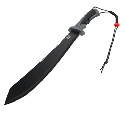 Caterpillar 21" Bolo Machete With Sheath And Shoulder Strap