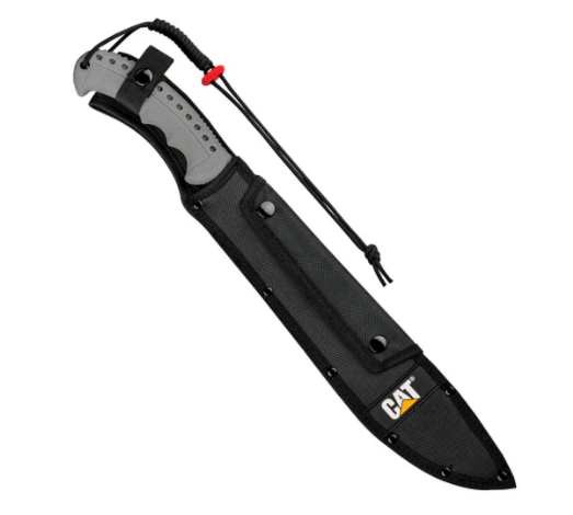 Caterpillar 21" Latin Machete With Sheath And Shoulder Strap