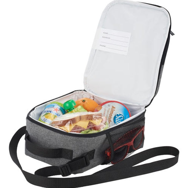 Caterpillar Brandt 6 Can Lunch Cooler Grey And Black
