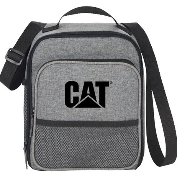 caterpillar Brandt 6 Can Lunch Cooler Grey and Black