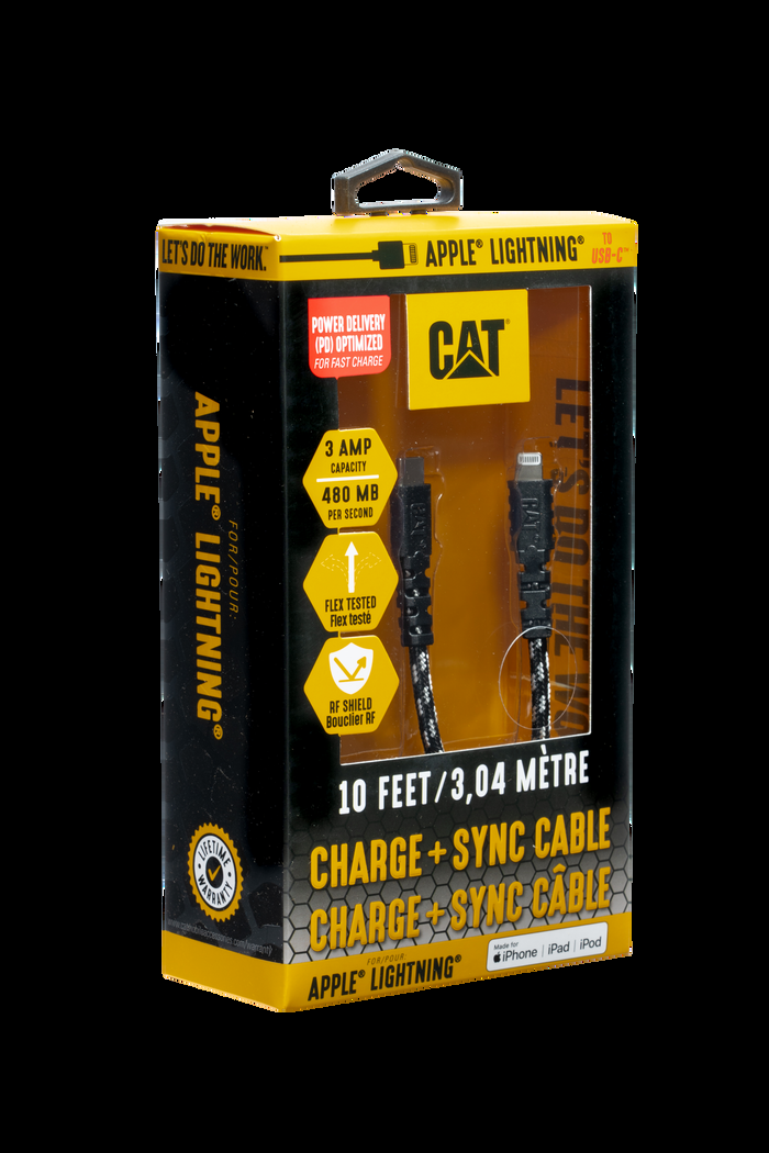 Caterpillar CAT® Certified Lightning® To USB-C Power Delivery