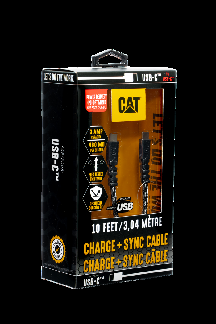 Caterpillar CAT® Certified USB-C To USB-C Power Delivery