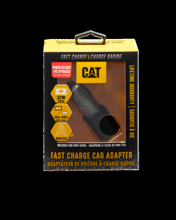 caterpillar CAT® Dual USB Power Delivery DC Vehicle Adapter