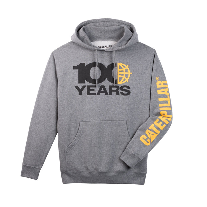 caterpillar 100 Year Banner Hooded Sweatshirt