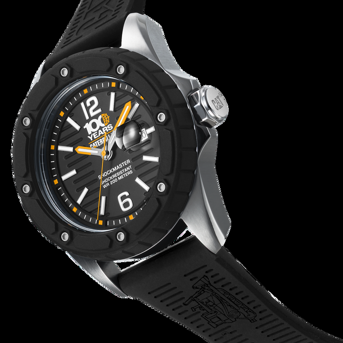 Caterpillar 100 Year Quartz Shockmaster Black Dial