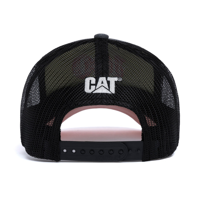 Caterpillar 100 Year Trucker Black Cap