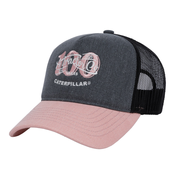 caterpillar 100 Year Trucker Black Cap
