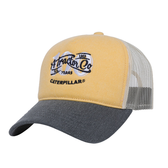 caterpillar 100 Year Trucker Haze Cap