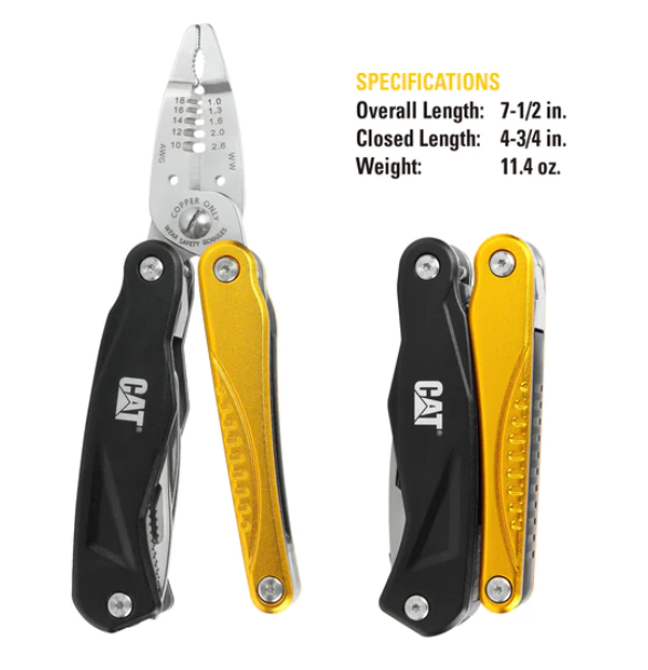 Caterpillar 14-in-1 Multi Tool With Sheath