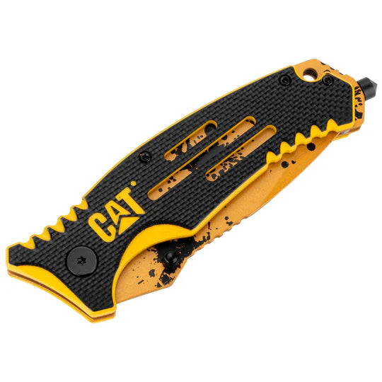 Caterpillar 8 Inch Drop Point Folding Knife