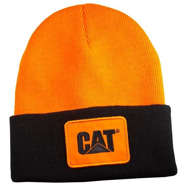 caterpillar Blaze Orange Beanie