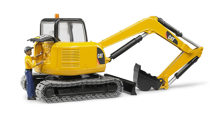 Caterpillar Bruder Mini Excavator With Worker