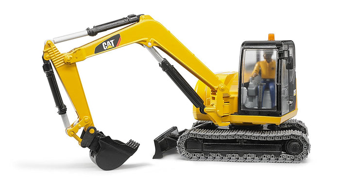 Caterpillar Bruder Mini Excavator With Worker