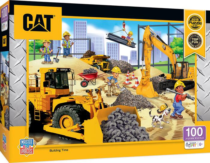 caterpillar Building Time 100 Piece Puzzle