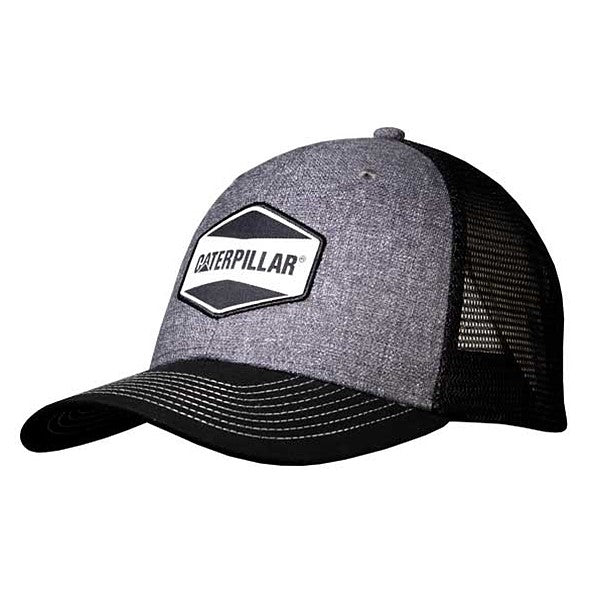 caterpillar Crosshatch Cap w/Black Mesh