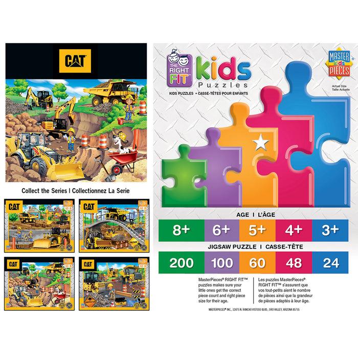 Caterpillar Day At The Quarry 60 Piece Puzzle