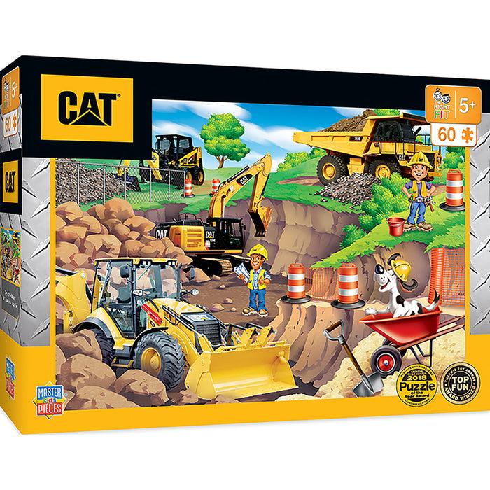 caterpillar Day at the Quarry 60 Piece Puzzle