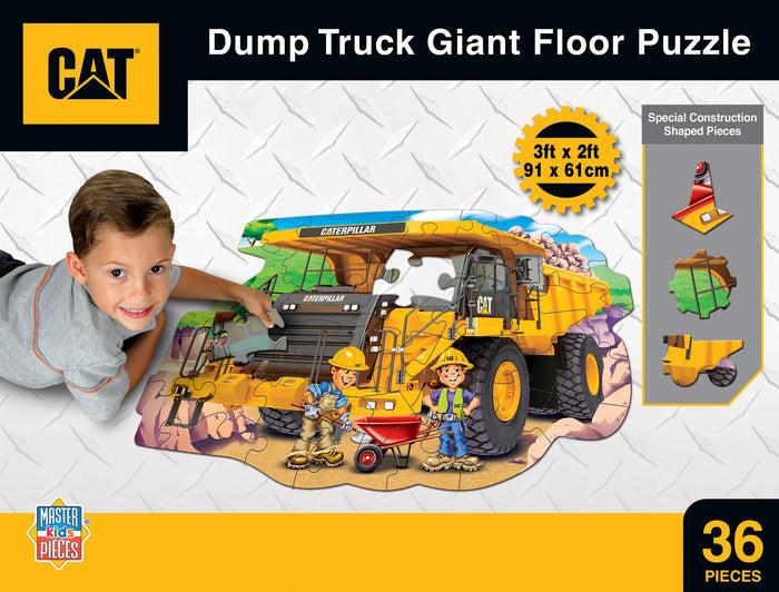 Caterpillar Caterpillar Dump Truck 36 Piece Floor Puzzle