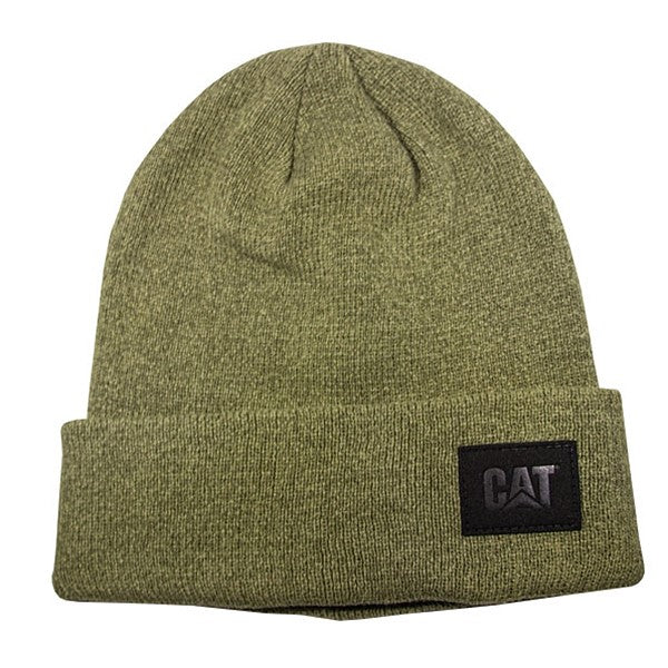 caterpillar Forest Olive Knit Cap
