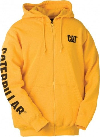 Caterpillar Full Zip Hoodie Banner Sweatshirt