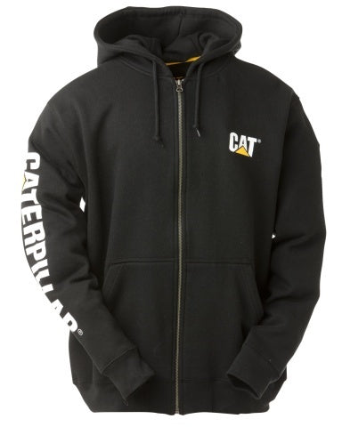 Caterpillar Full Zip Hoodie Banner Sweatshirt