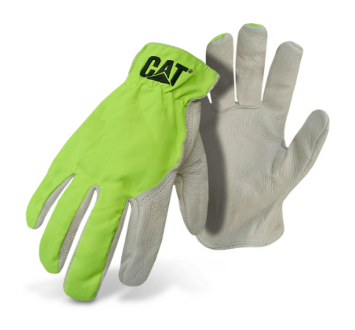 caterpillar High Visibility Pigskin Leather Glove