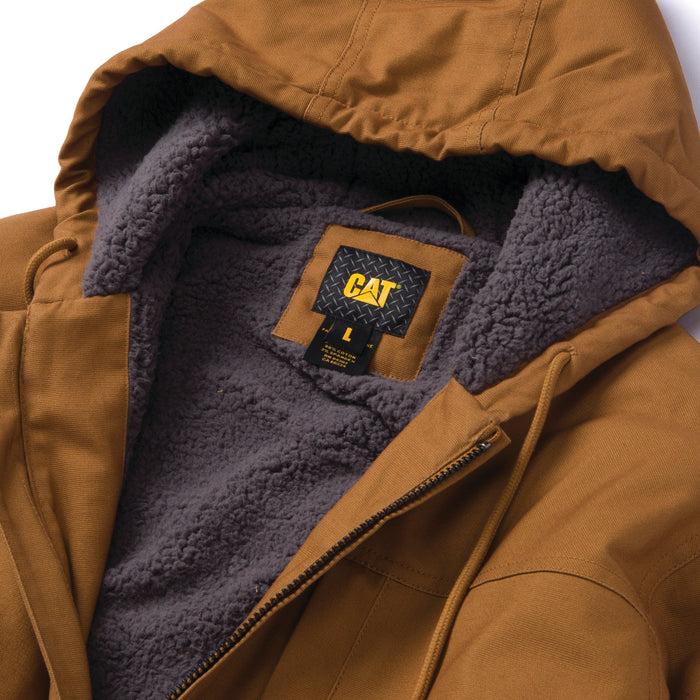 Caterpillar Hooded Sherpa Lined Jacket